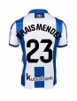 Moške Nogometnih dresov Real Sociedad Brais Mendez #23 Domači 2024-25 Kratki rokavi